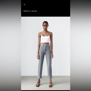 Zara mom jeans